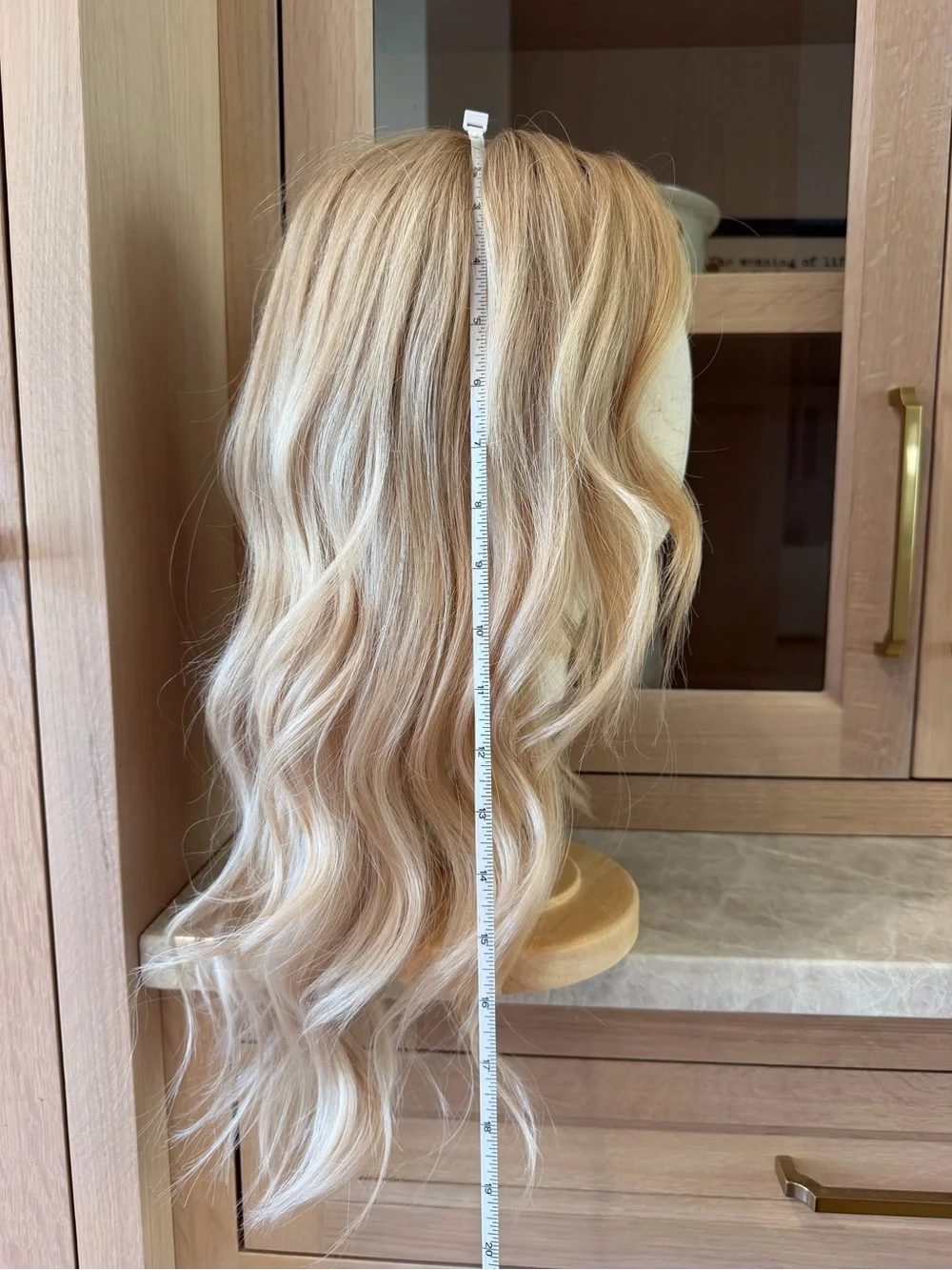 HAIRALICIOUS | Blonde lace front wig - “ROMEE STRIJD” (mid-length) | Size: Small